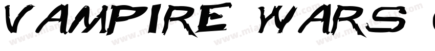 Vampire Wars (1)字体转换